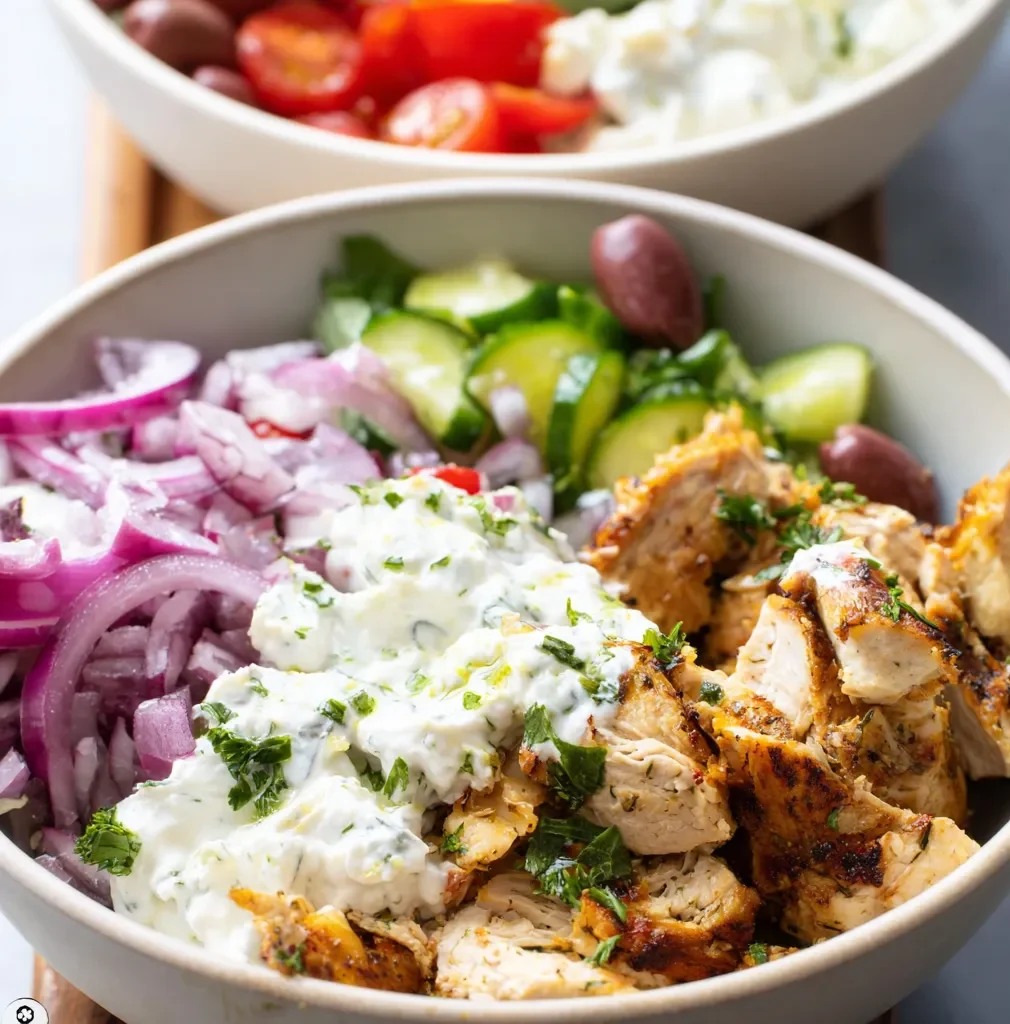 Chicken Gyro Bowls