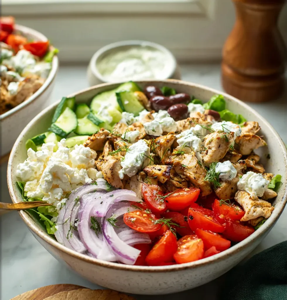 Chicken Gyro Bowls Recipe