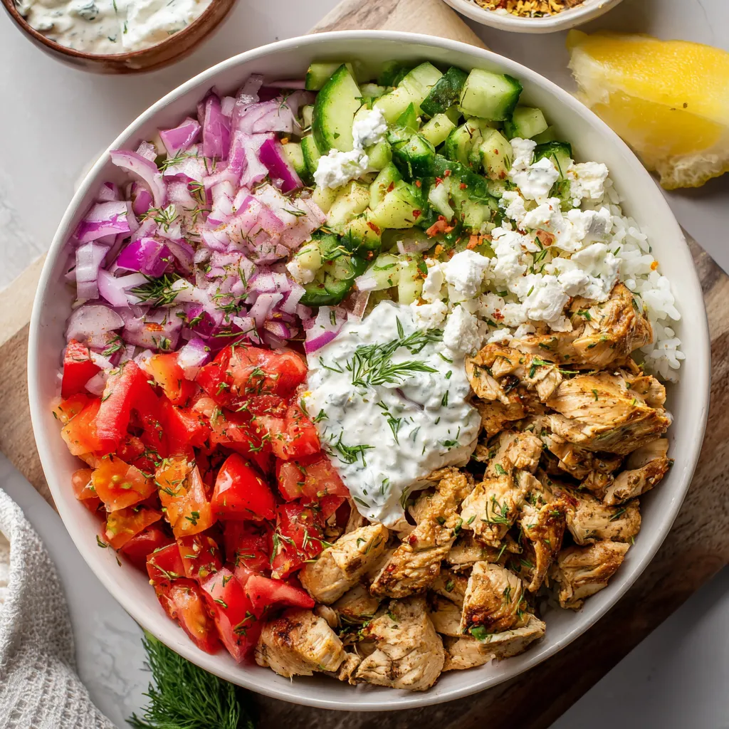 Chicken Gyro Bowls Recipe