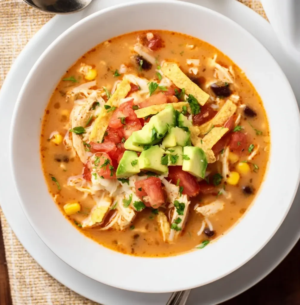 Easy Homemade Chicken Taco Soup