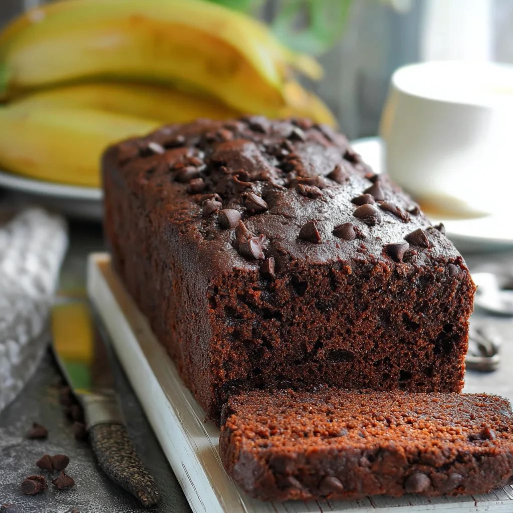 Chocolate Banana Bread Recipe