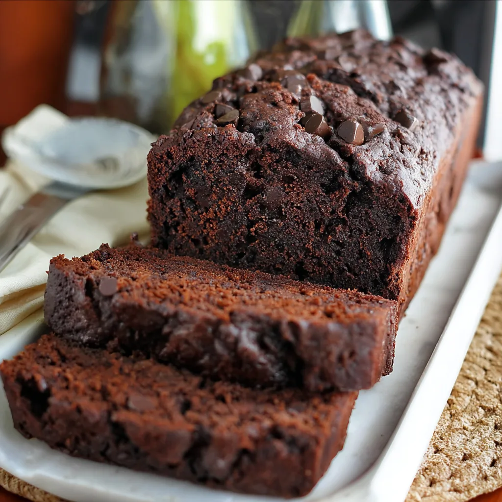 Homemade Chocolate Banana Bread