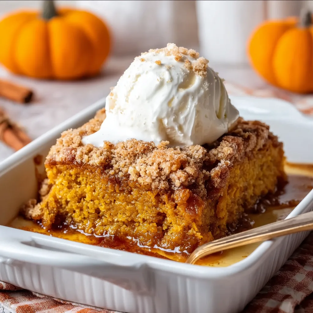 Pumpkin Dump Cake