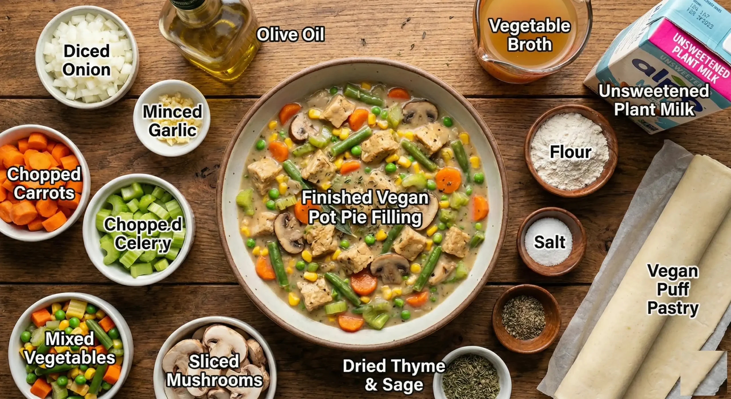 Vegan Thanksgiving Pot Pie