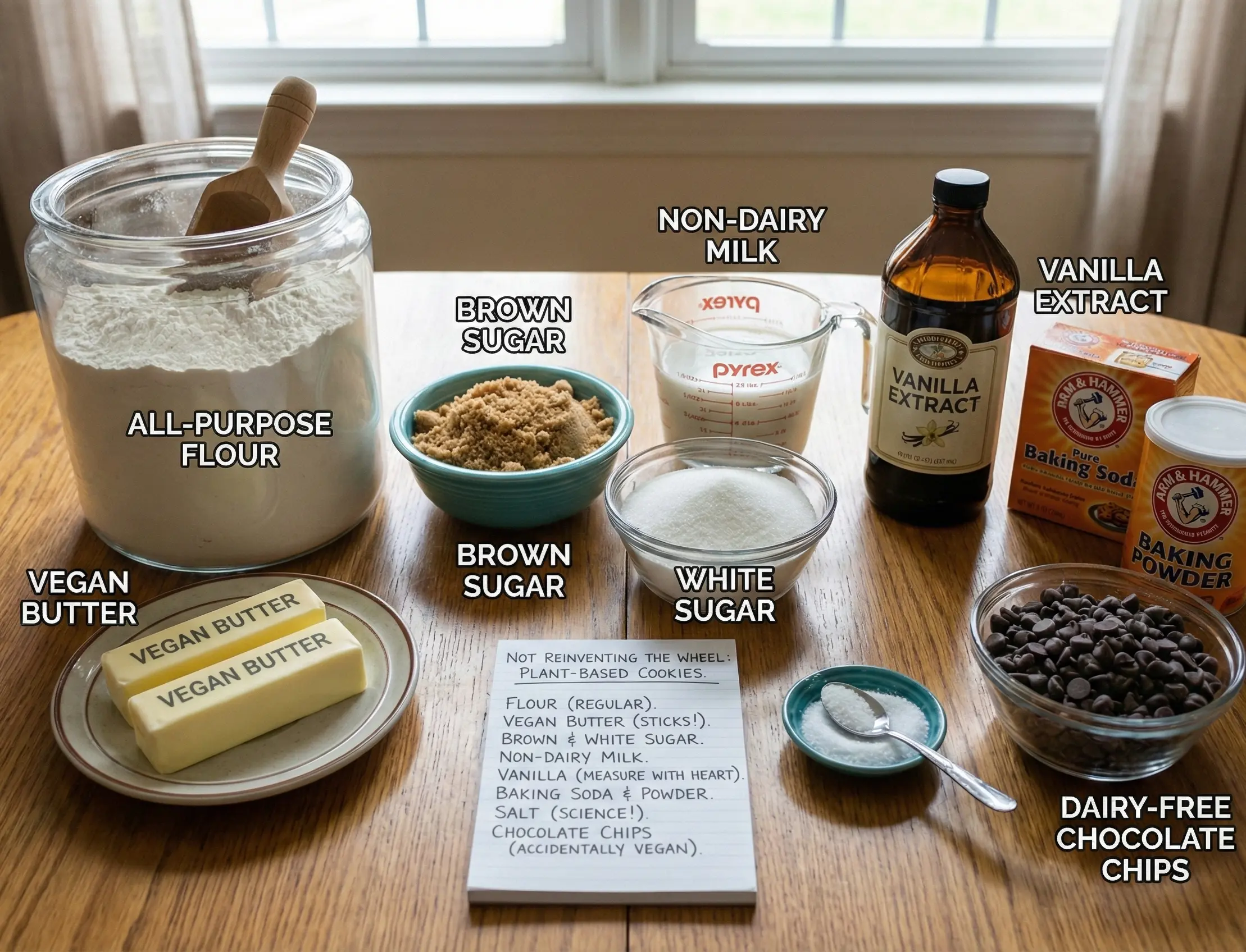 Vegan Chocolate Chip Cookies