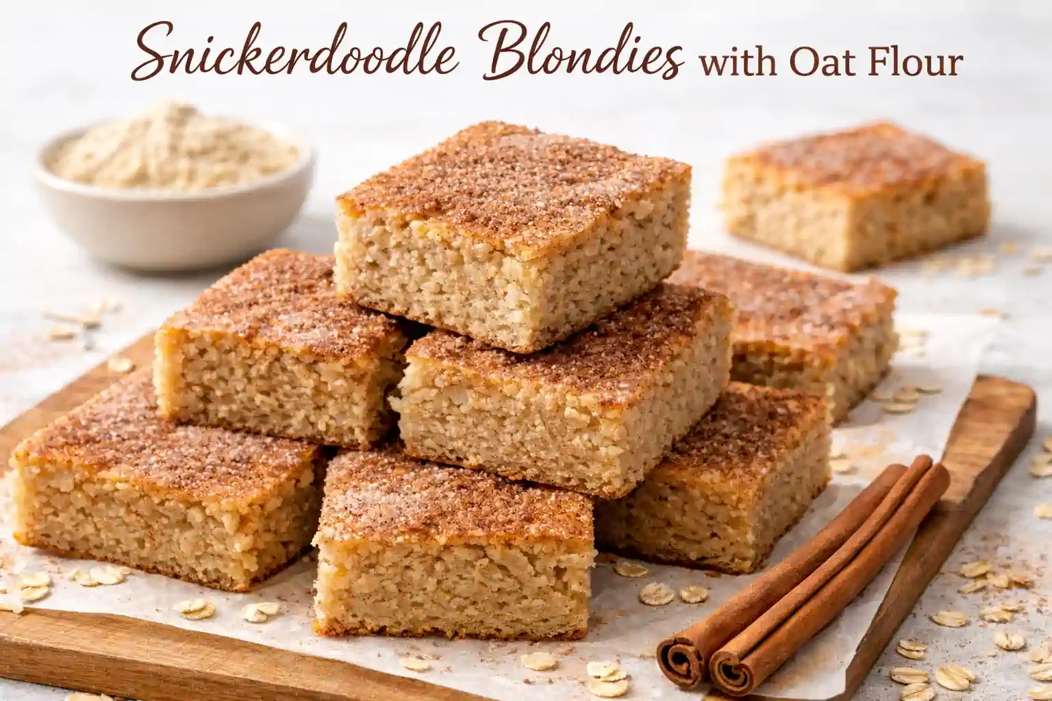 Snickerdoodle Blondies