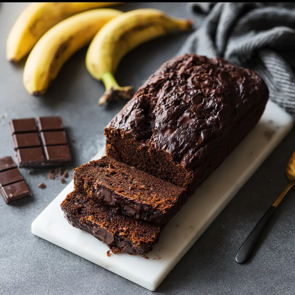 Dark Chocolate Banana Bread