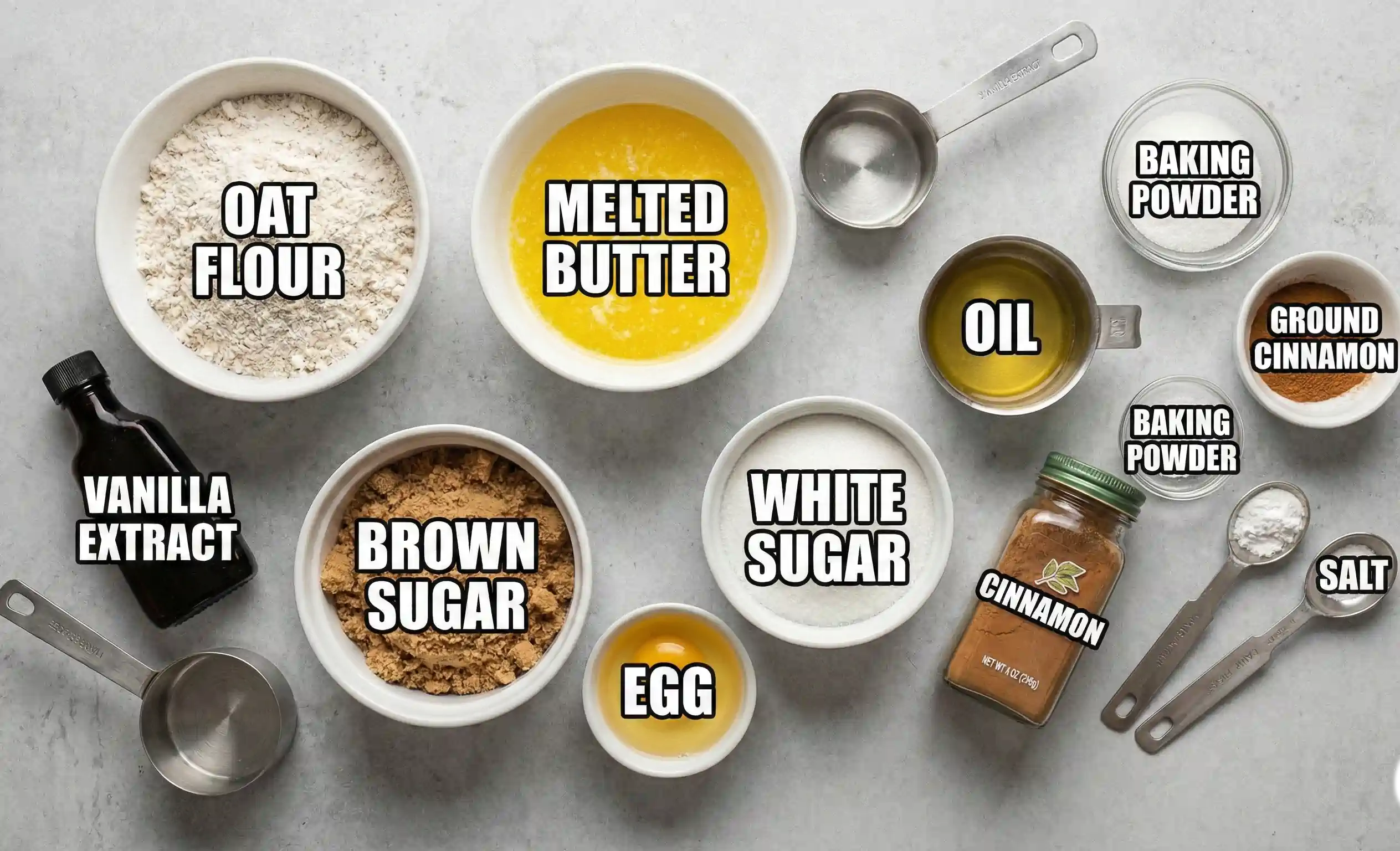 Snickerdoodle Blondies with Oat Flour