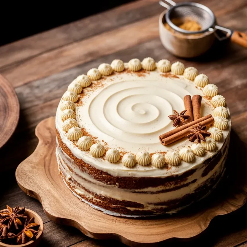 Brown Sugar Chai Cake