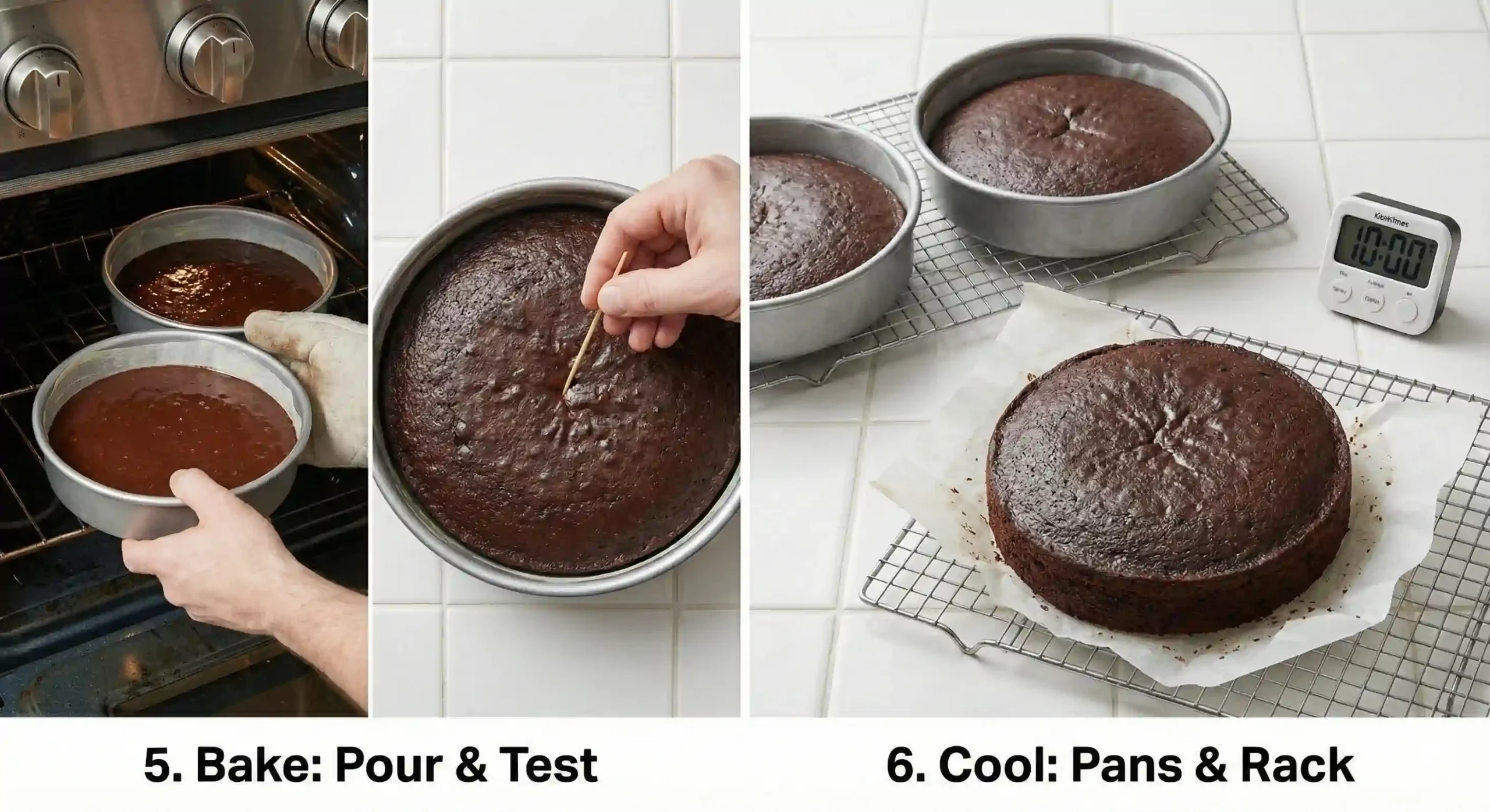 Chocolate Cake with Coffee Buttercream