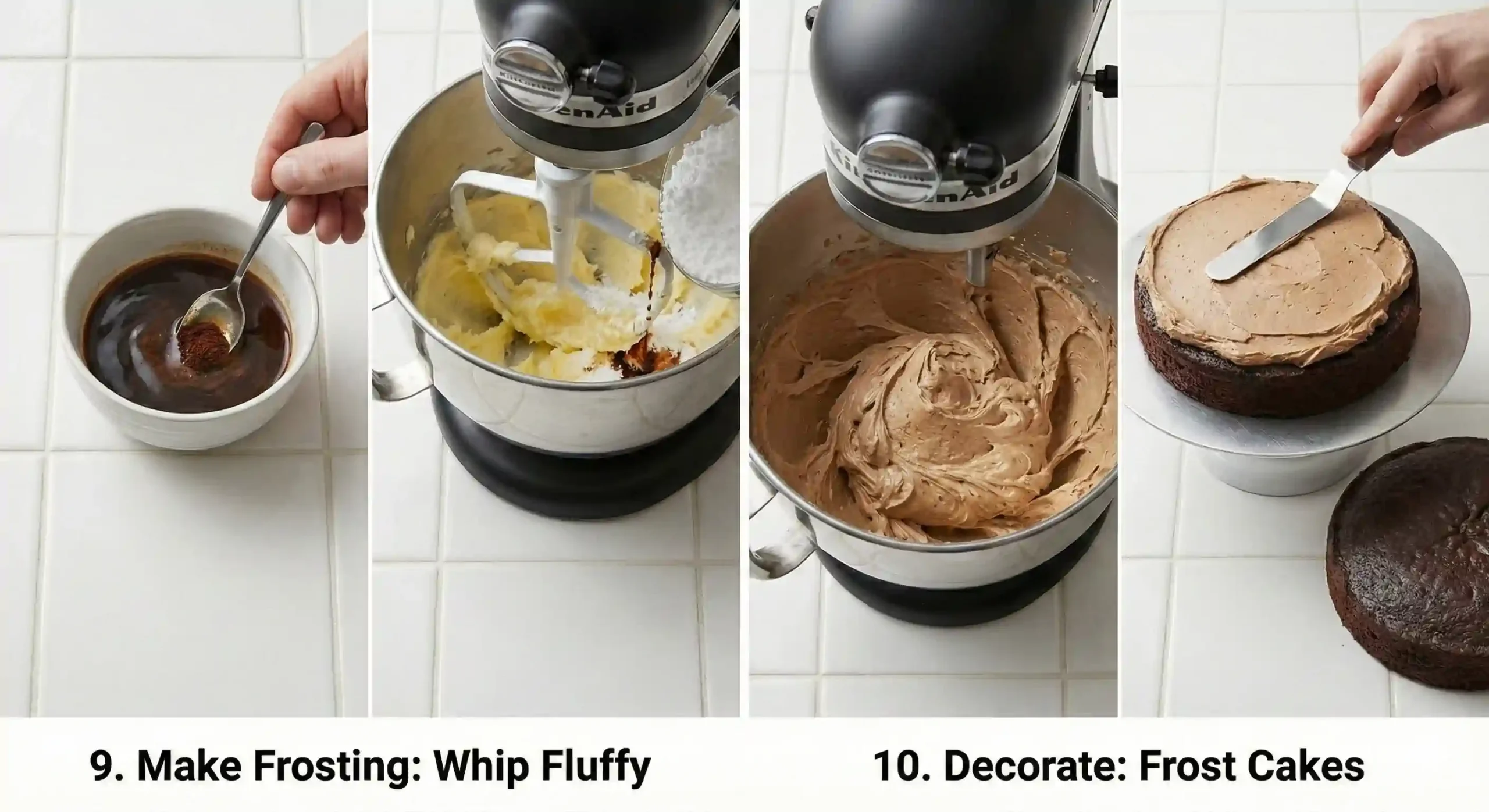 Chocolate Cake with Coffee Buttercream